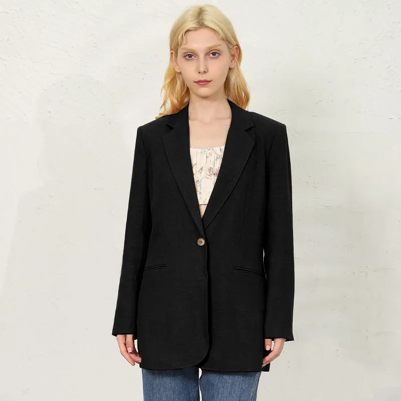 100% Pure Ramie Female Jackets