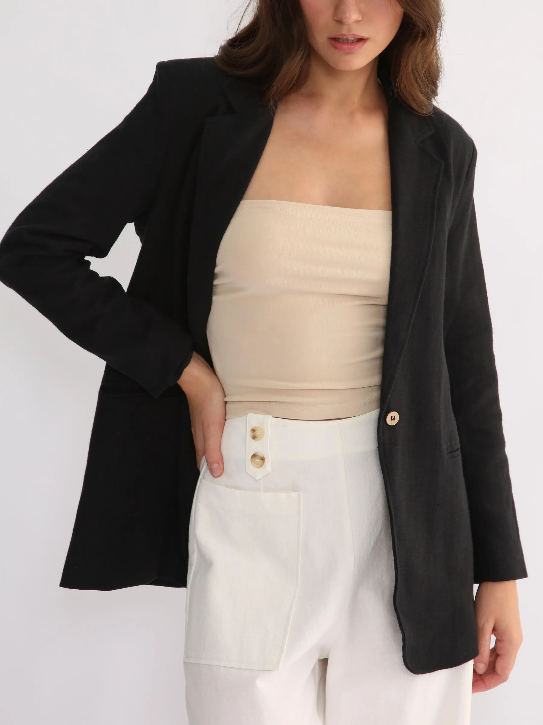 100% Pure Ramie Female Jackets