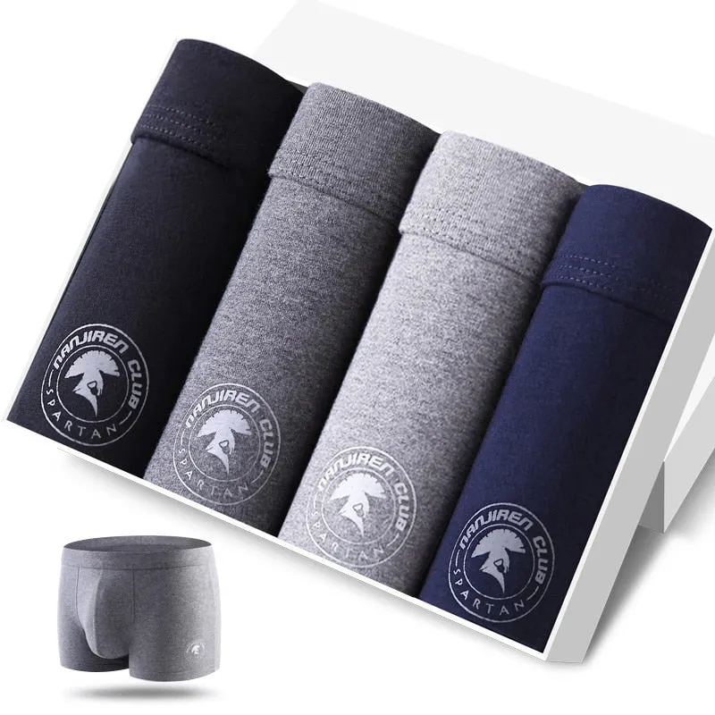 4pcs   Boxer Cotton Shorts