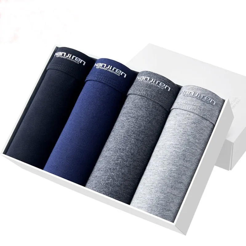 4pcs   Boxer Cotton Shorts