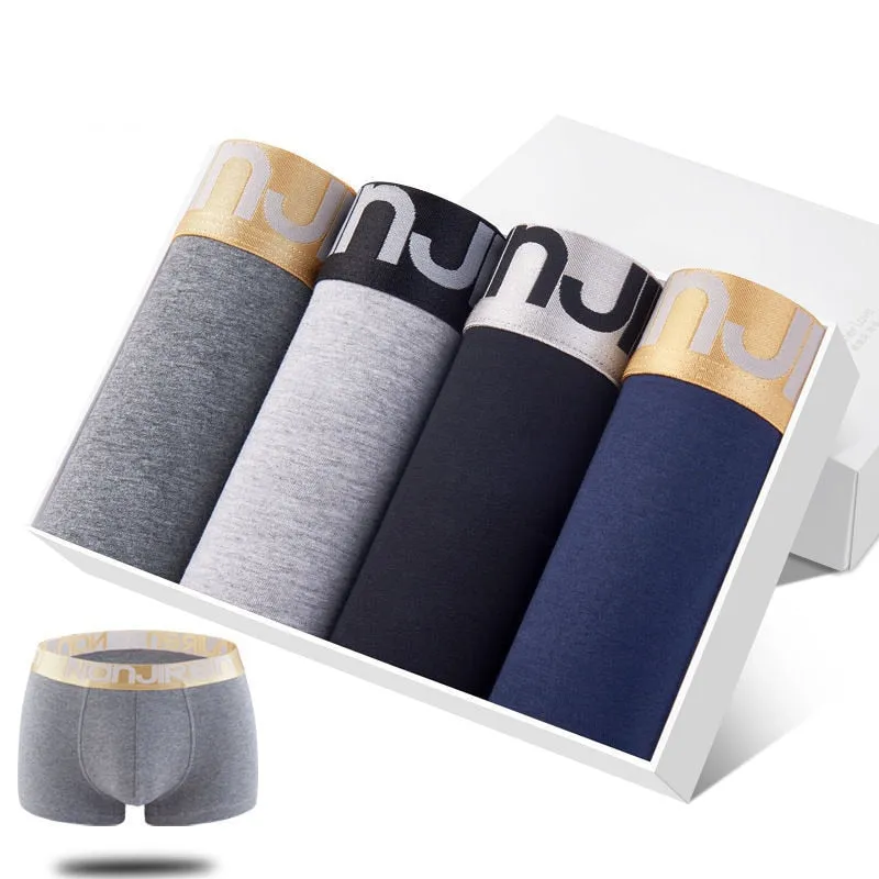 4pcs   Boxer Cotton Shorts