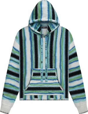 Amiri Baja Tie Dye Hoodie, Blue/Green