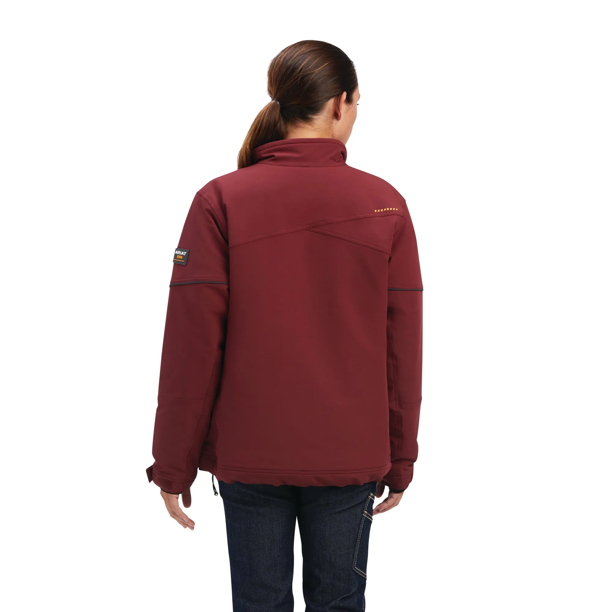 Ariat® Ladies Rebar DuraStretch Insulated Port Red Jacket 10041472
