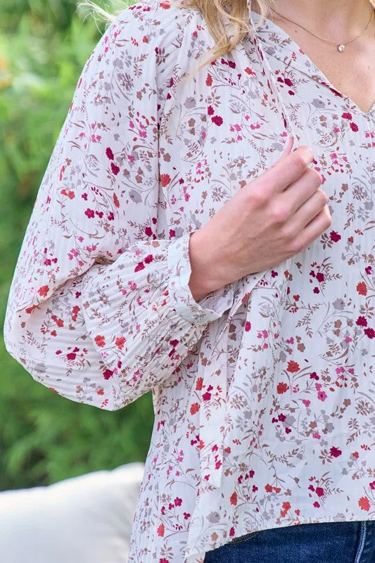 As You Are Floral Blouse