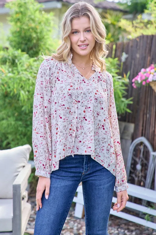 As You Are Floral Blouse