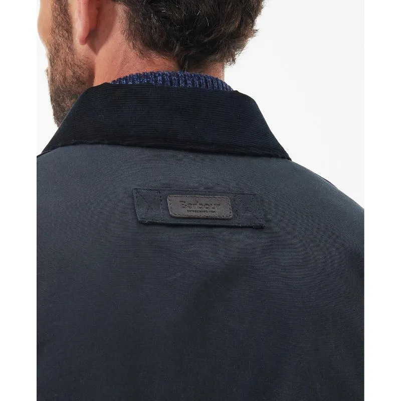 Barbour Spen Mens Wax Jacket - Navy