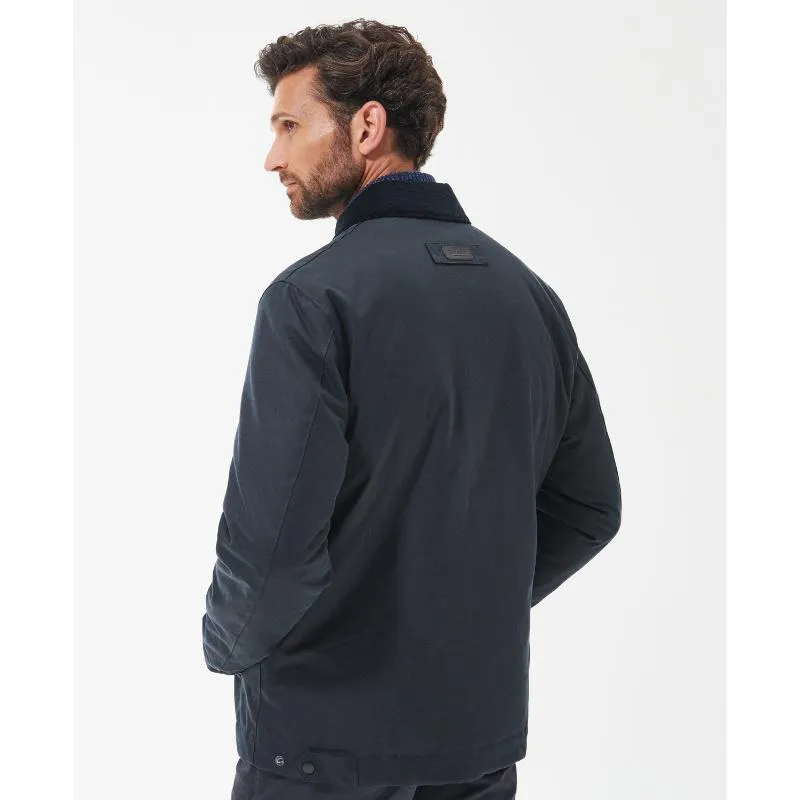Barbour Spen Mens Wax Jacket - Navy