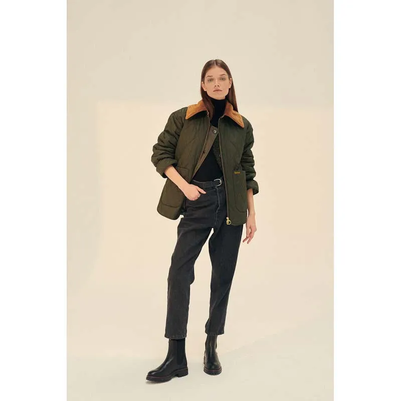 Barbour Woodhall Ladies Quilt Jacket - Sage/Ancient