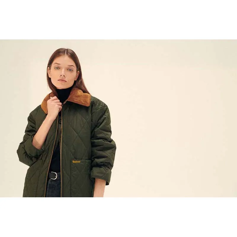 Barbour Woodhall Ladies Quilt Jacket - Sage/Ancient