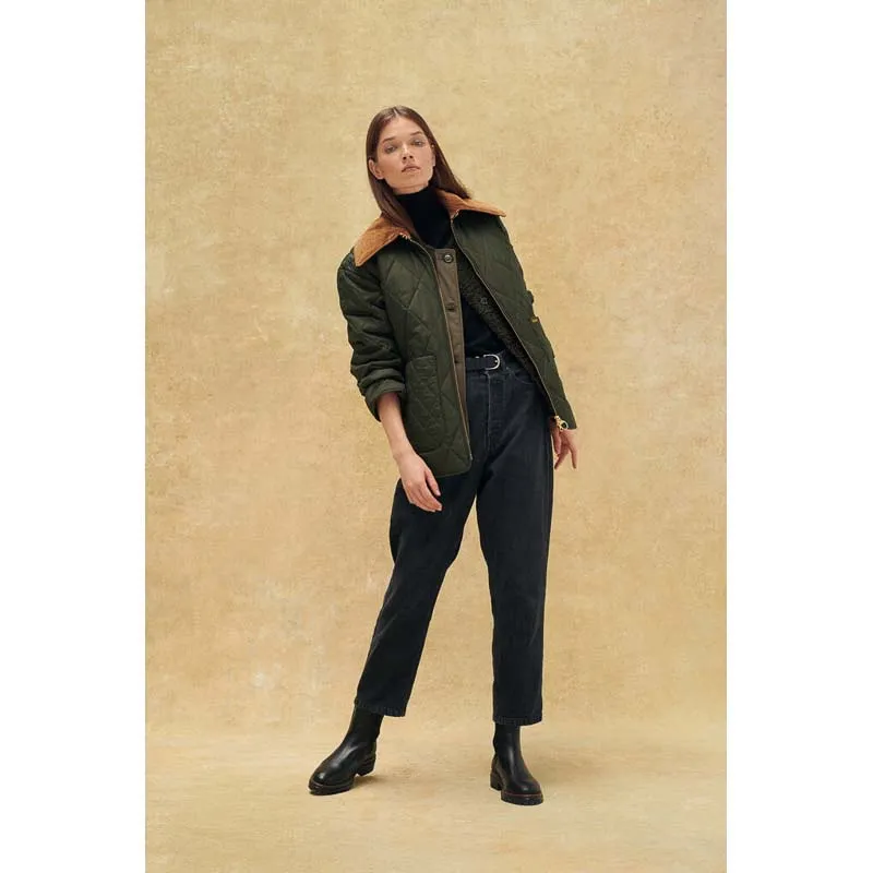 Barbour Woodhall Ladies Quilt Jacket - Sage/Ancient
