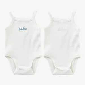 Bebe Onesie 2 Pack - Blue