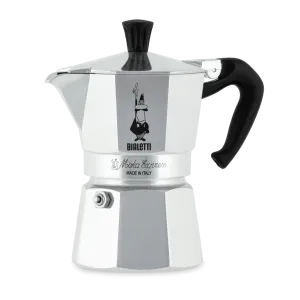 Bialetti - Moka Express Espresso Maker - Made in Italy (Available in 1, 3, 6, 9, 12 and 18 Cup)