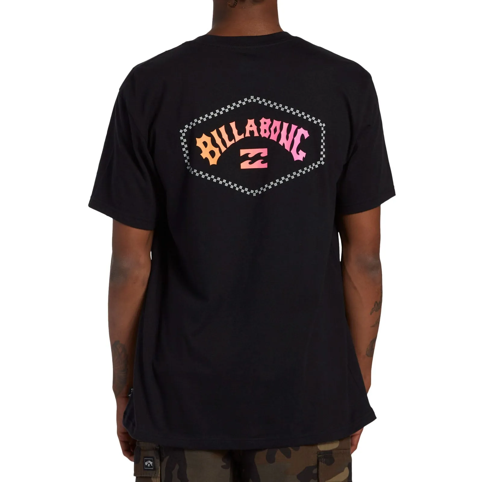Billabong Mens Exit Arch Crew Neck Cotton T-Shirt