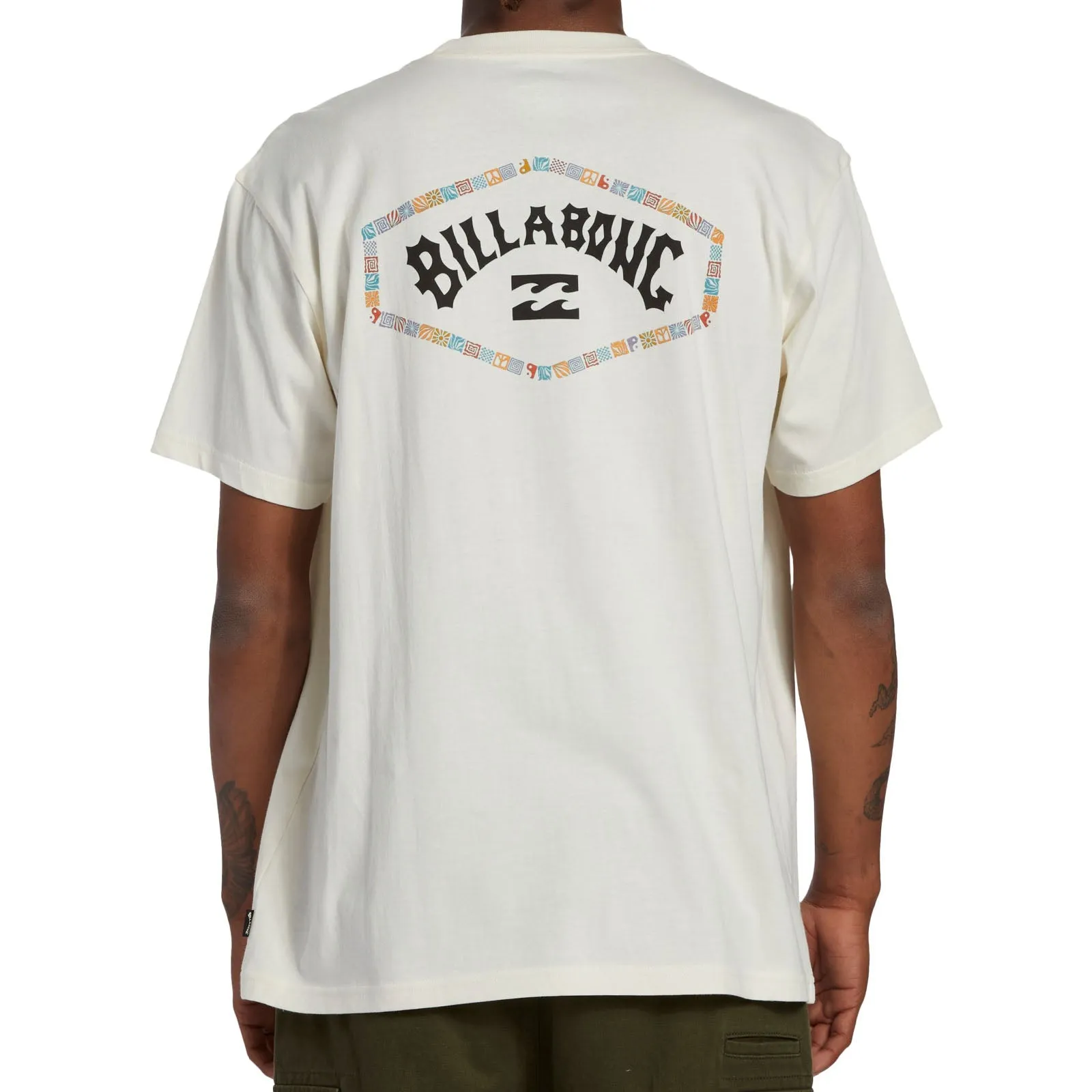 Billabong Mens Exit Arch Crew Neck Cotton T-Shirt