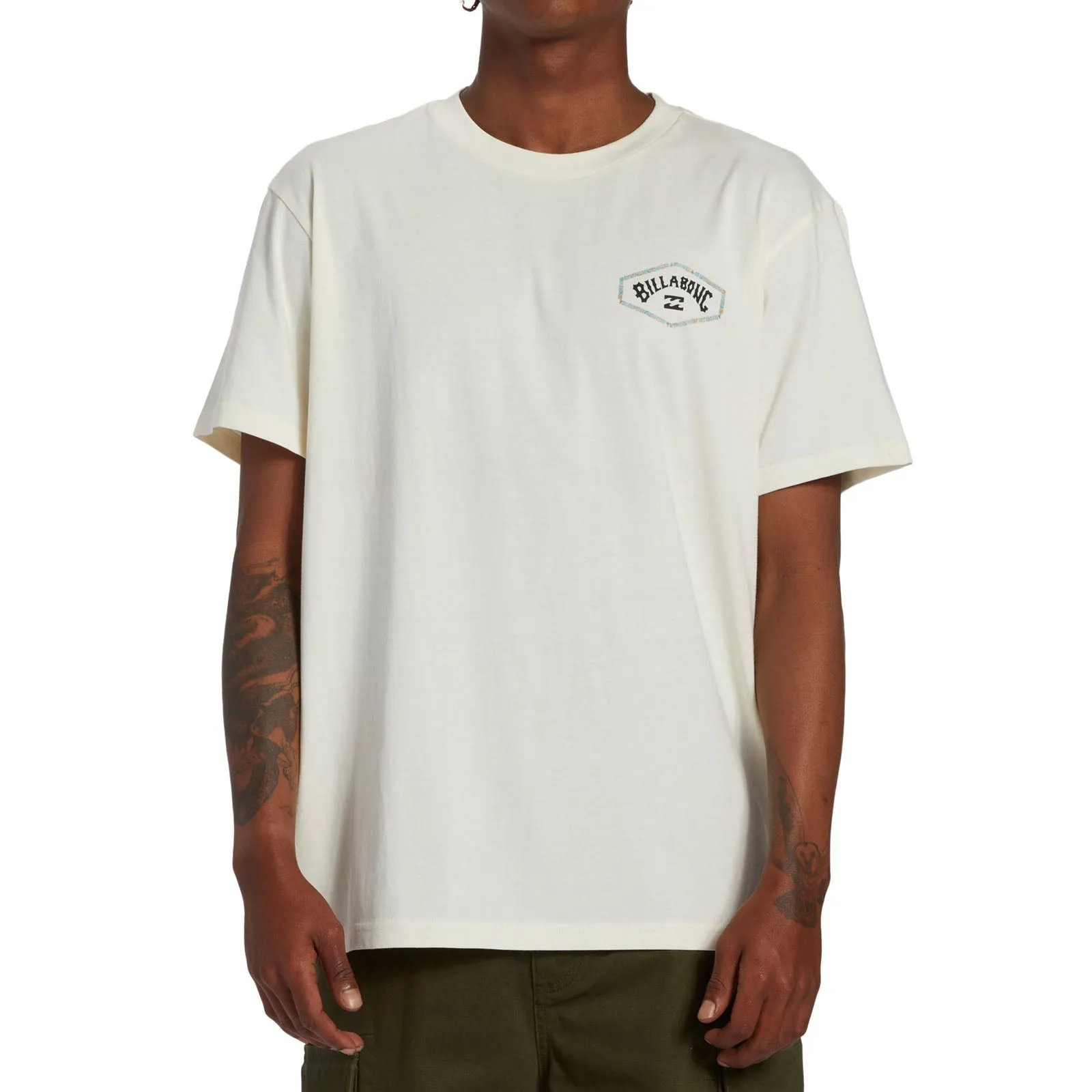Billabong Mens Exit Arch Crew Neck Cotton T-Shirt