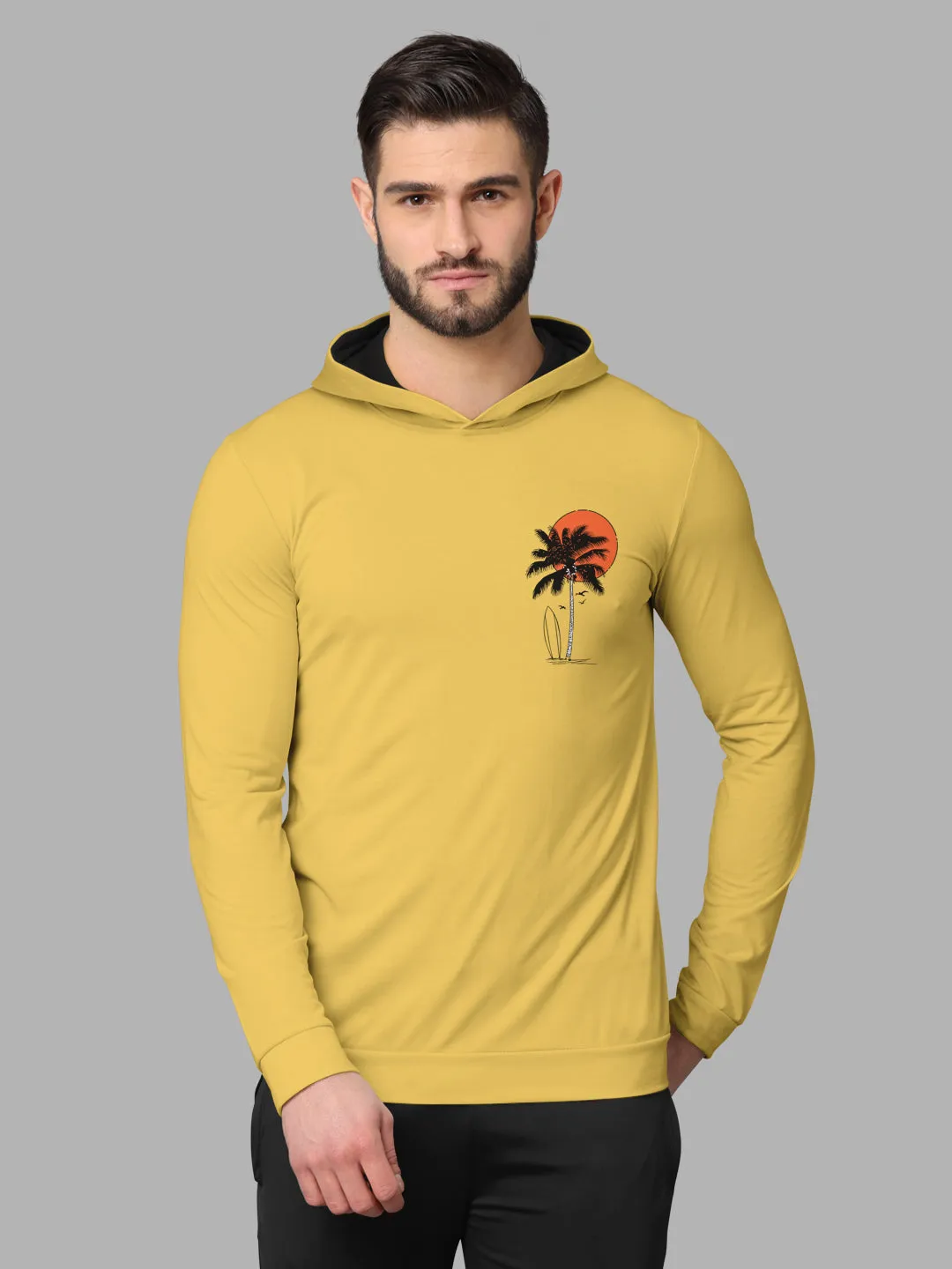 Bullmer Mens Loopknit Hooded T Shirt By Hellcat Pack of 2