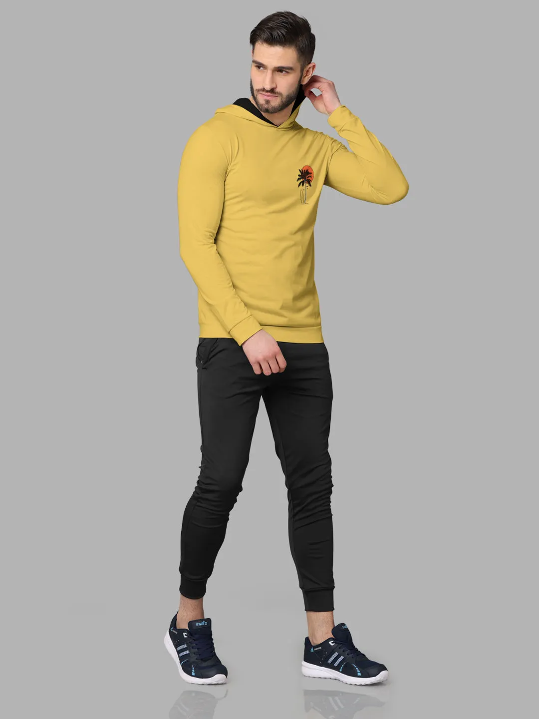 Bullmer Mens Loopknit Hooded T Shirt By Hellcat Pack of 2