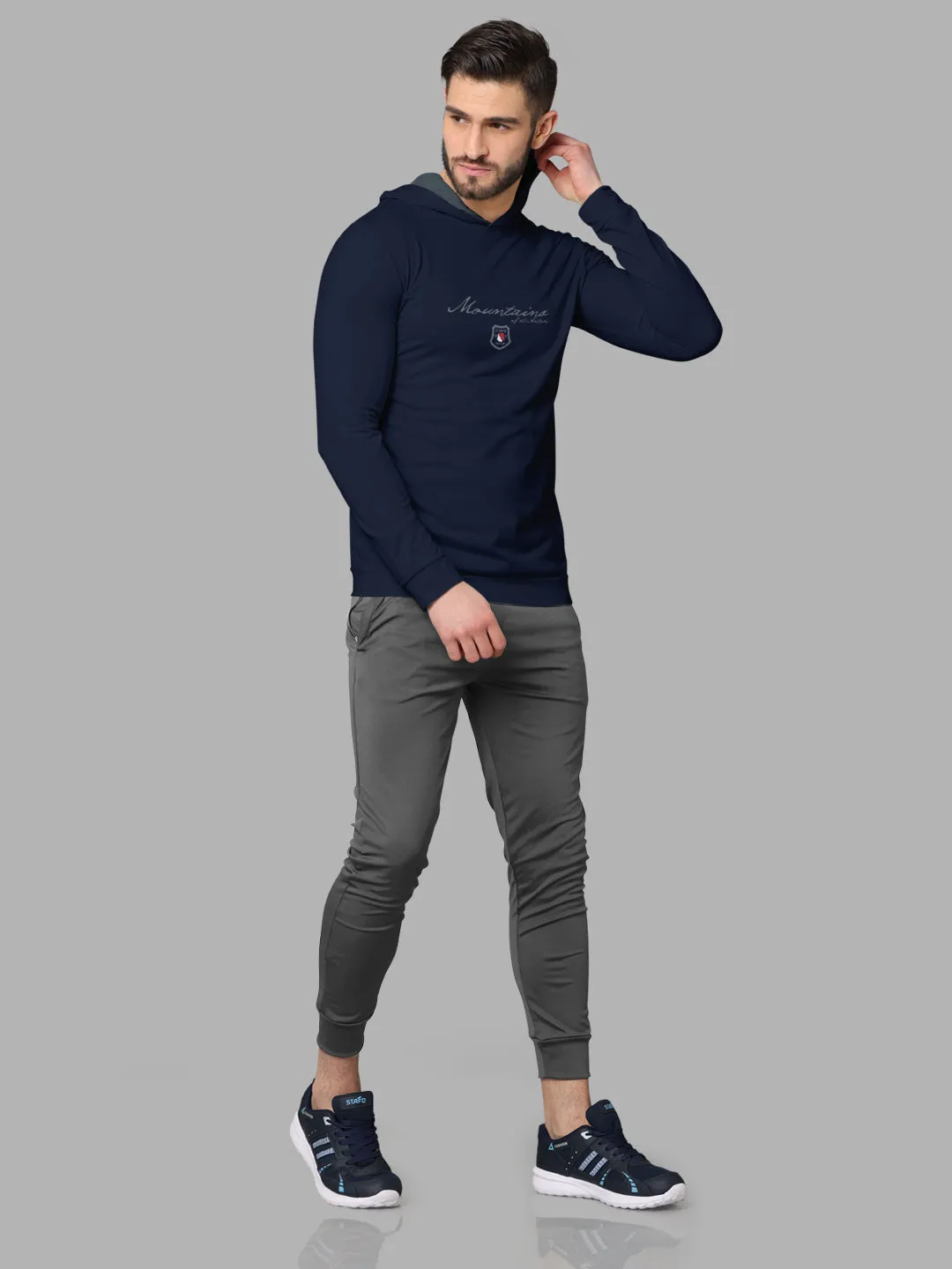 Bullmer Mens Loopknit Hooded T Shirt By Hellcat Pack of 2