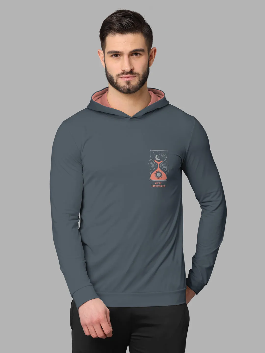 Bullmer Mens Loopknit Hooded T Shirt By Hellcat Pack of 2