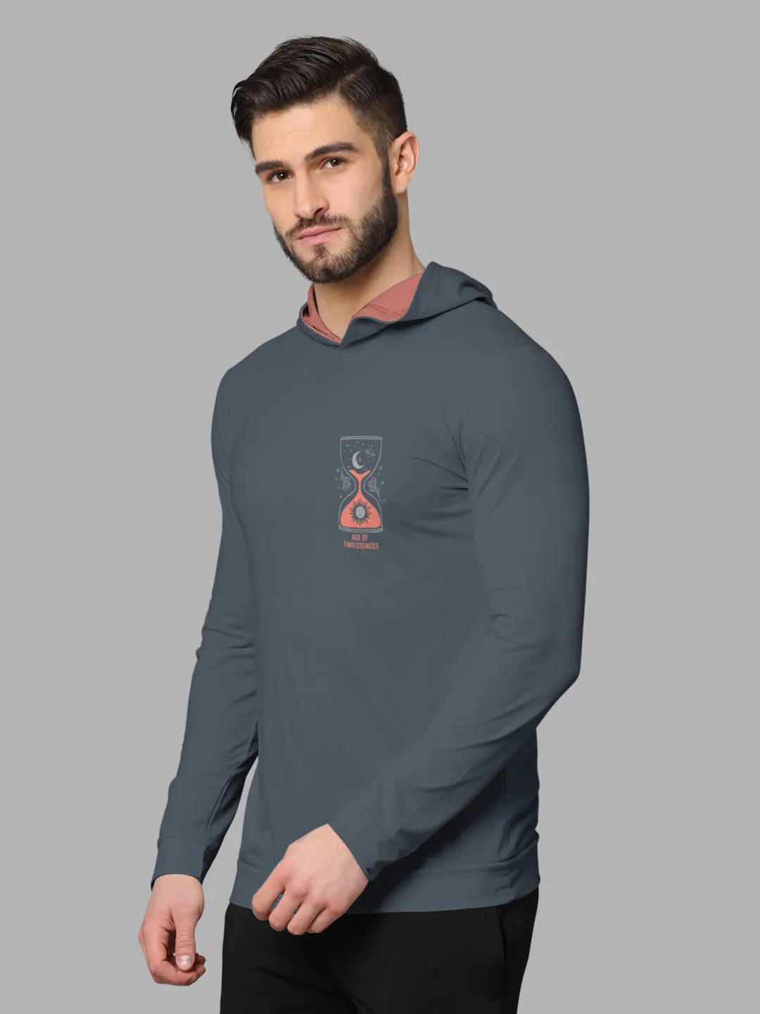 Bullmer Mens Loopknit Hooded T Shirt By Hellcat Pack of 2
