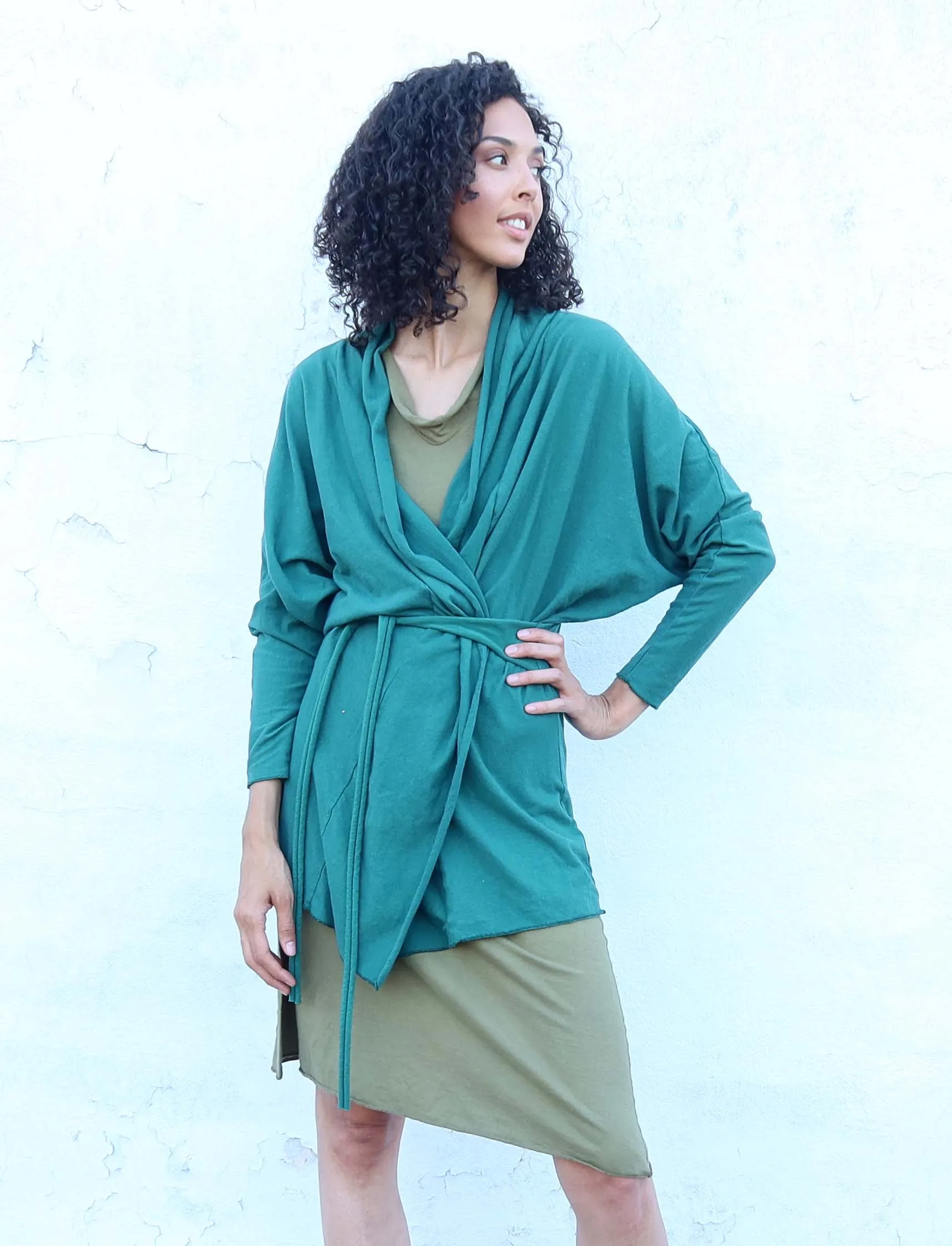 Butterfly Belted Tunic Jacket