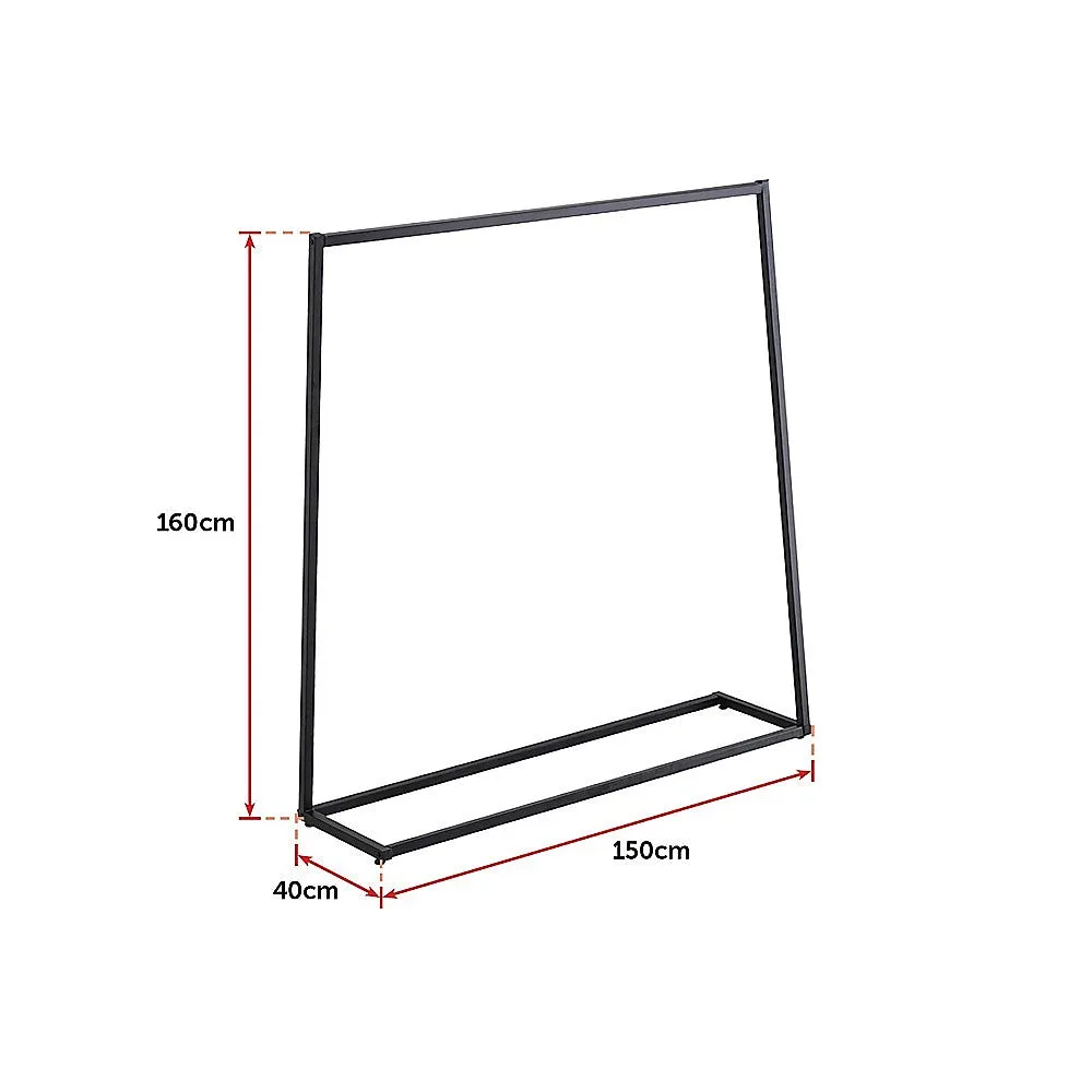 Clothing Garment Rack Commercial Retail Shop - Black