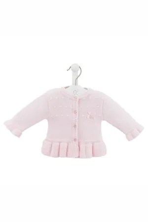 Cotton Ruffle Cardigan