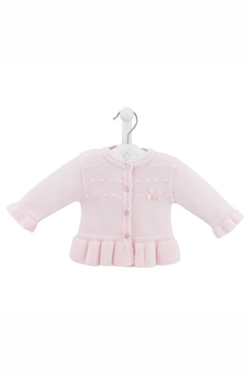Cotton Ruffle Cardigan