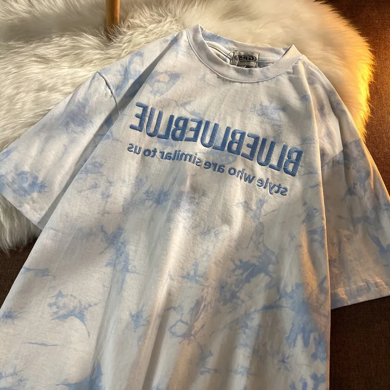 Cotton Summer Trendy Harajuku T-Shirt INS Loose Casual Short Sleeve Women T-Shirt