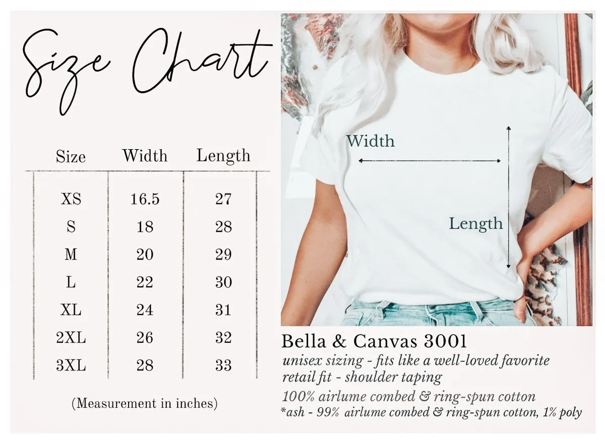 Crisp Mornings Fall List Wholesale Bella Graphic Tee - Fast Shipping