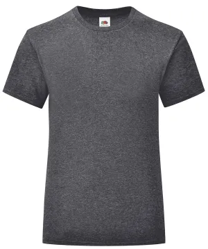 Dark Heather Grey - Girls iconic T