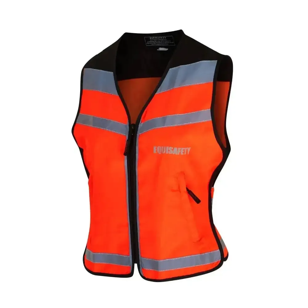 Equisafety Hi Viz Waistcoats Pass Wide & Slowly For Air Jackets