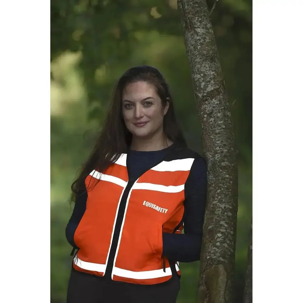 Equisafety Hi Viz Waistcoats Pass Wide & Slowly For Air Jackets