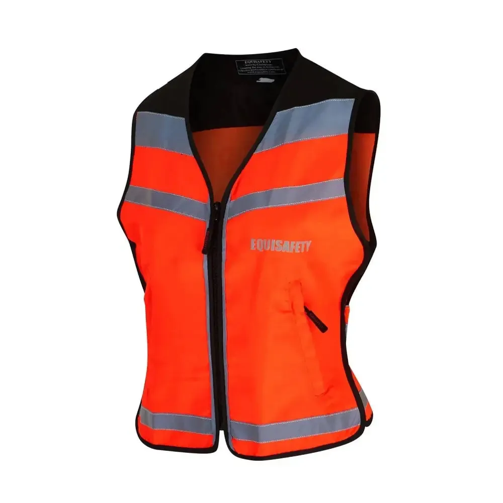 Equisafety Hi Viz Waistcoats Pass Wide & Slowly For Air Jackets