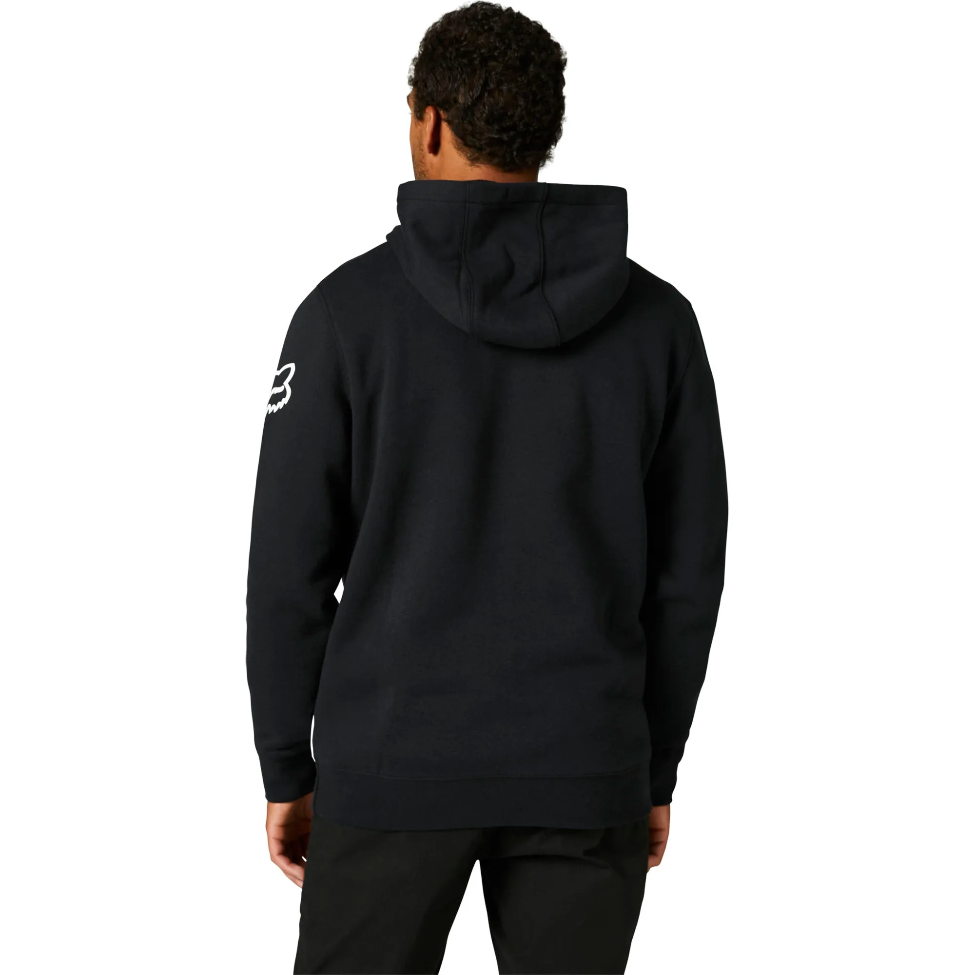Fox Racing  Mens Black White Kawasaki Stripes Pullover Hoodie Sweatshirt Fleece