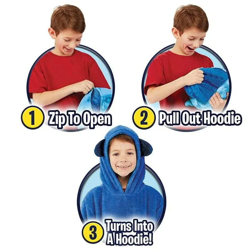 Hooded Wearable Blanket  For Kids