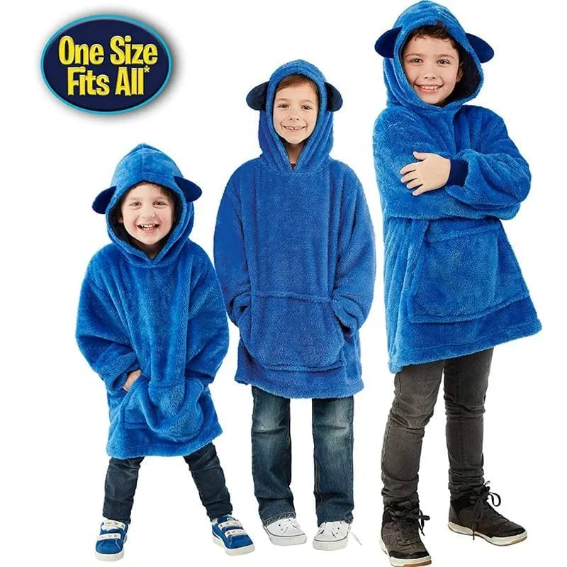 Hooded Wearable Blanket  For Kids