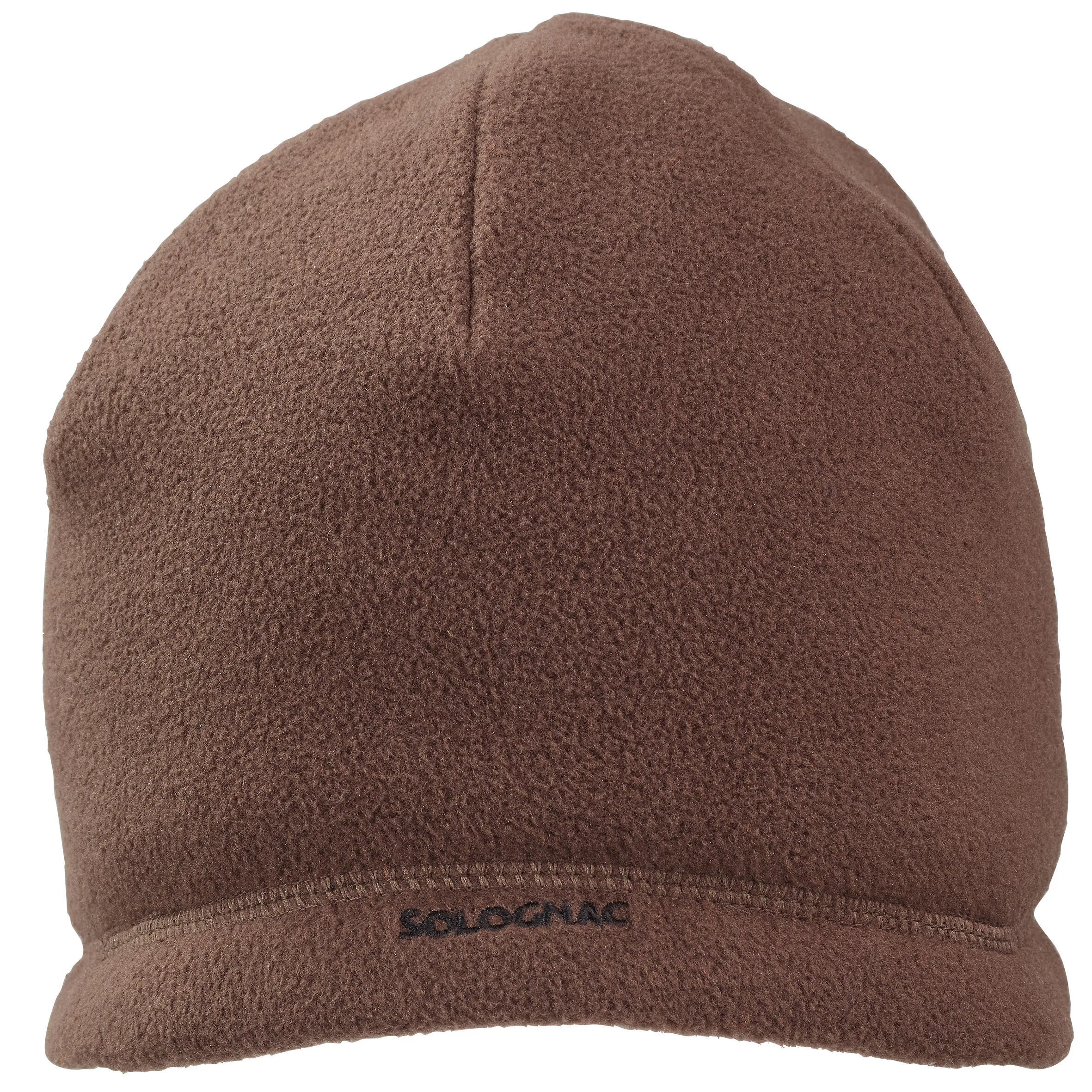 Hunting cap 500 warm, double-sided, insulated, brown SOLOGNAC