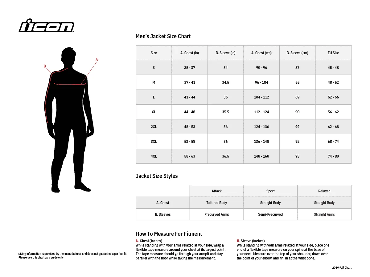 Icon Men's Short Track Textile Motorcycle Jacket