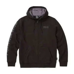 Indian Motorcycle Mens Embroidered Hoodie Black