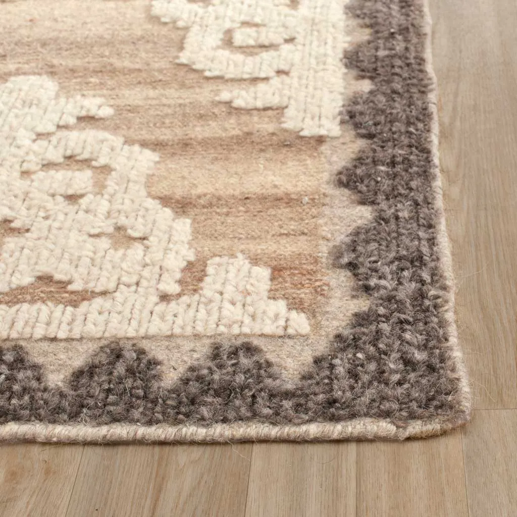 Kenya Brown/Charcoal Runner Rug