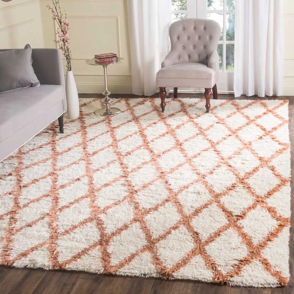 Kenya Ivory/Terracotta Area Rug