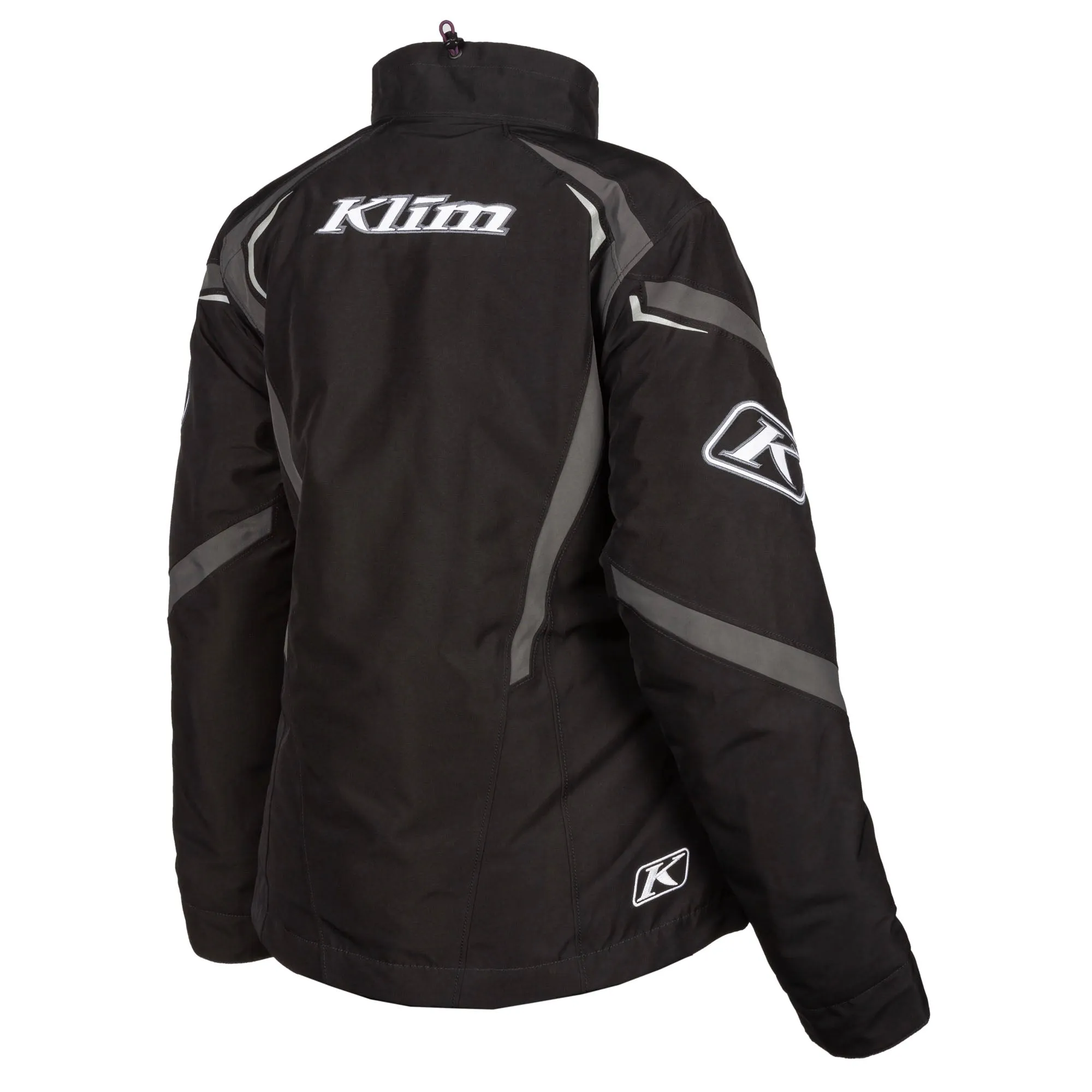 Klim  Womens Spark Snowmobile Jacket Waterproof Insulated Reflective Asphalt