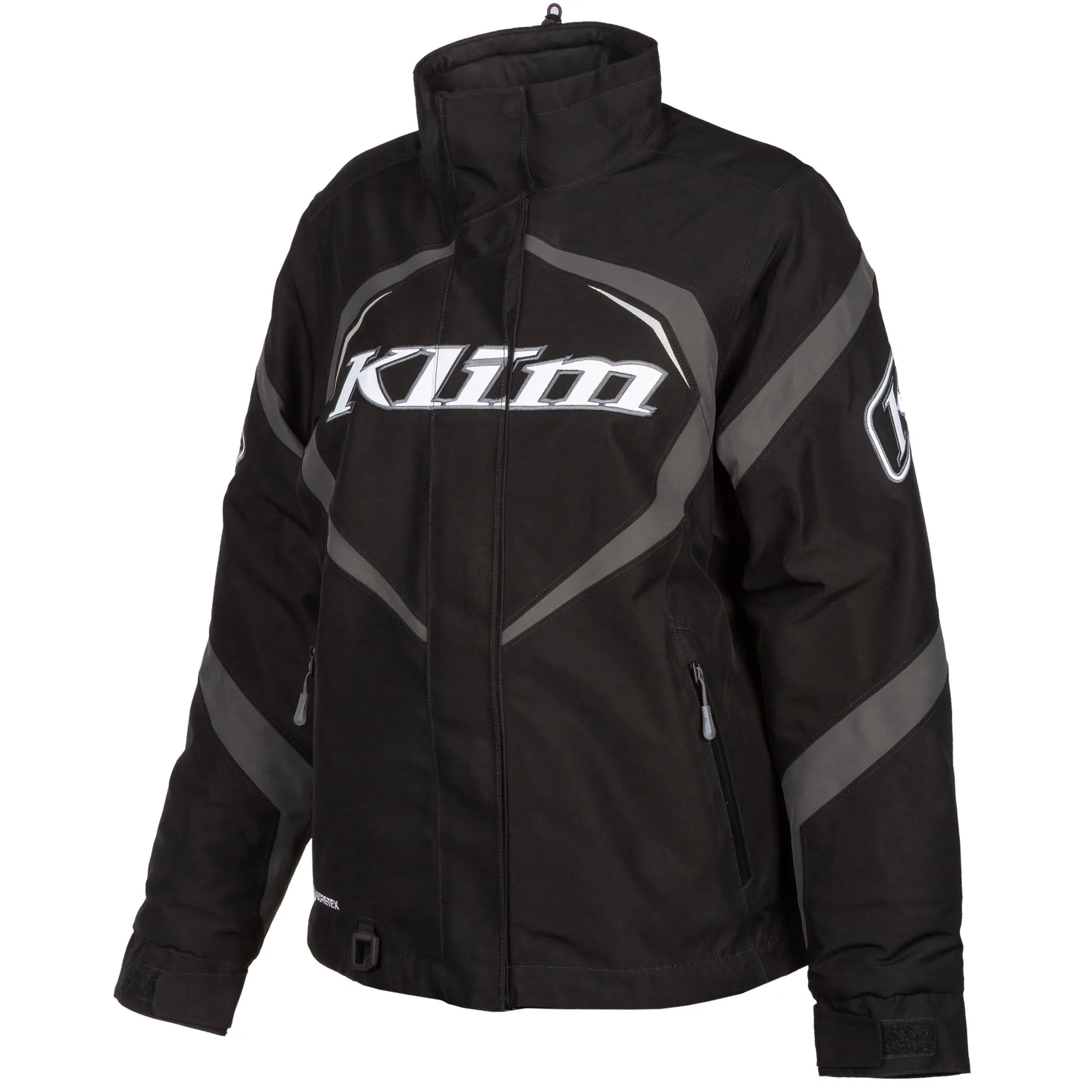 Klim  Womens Spark Snowmobile Jacket Waterproof Insulated Reflective Asphalt