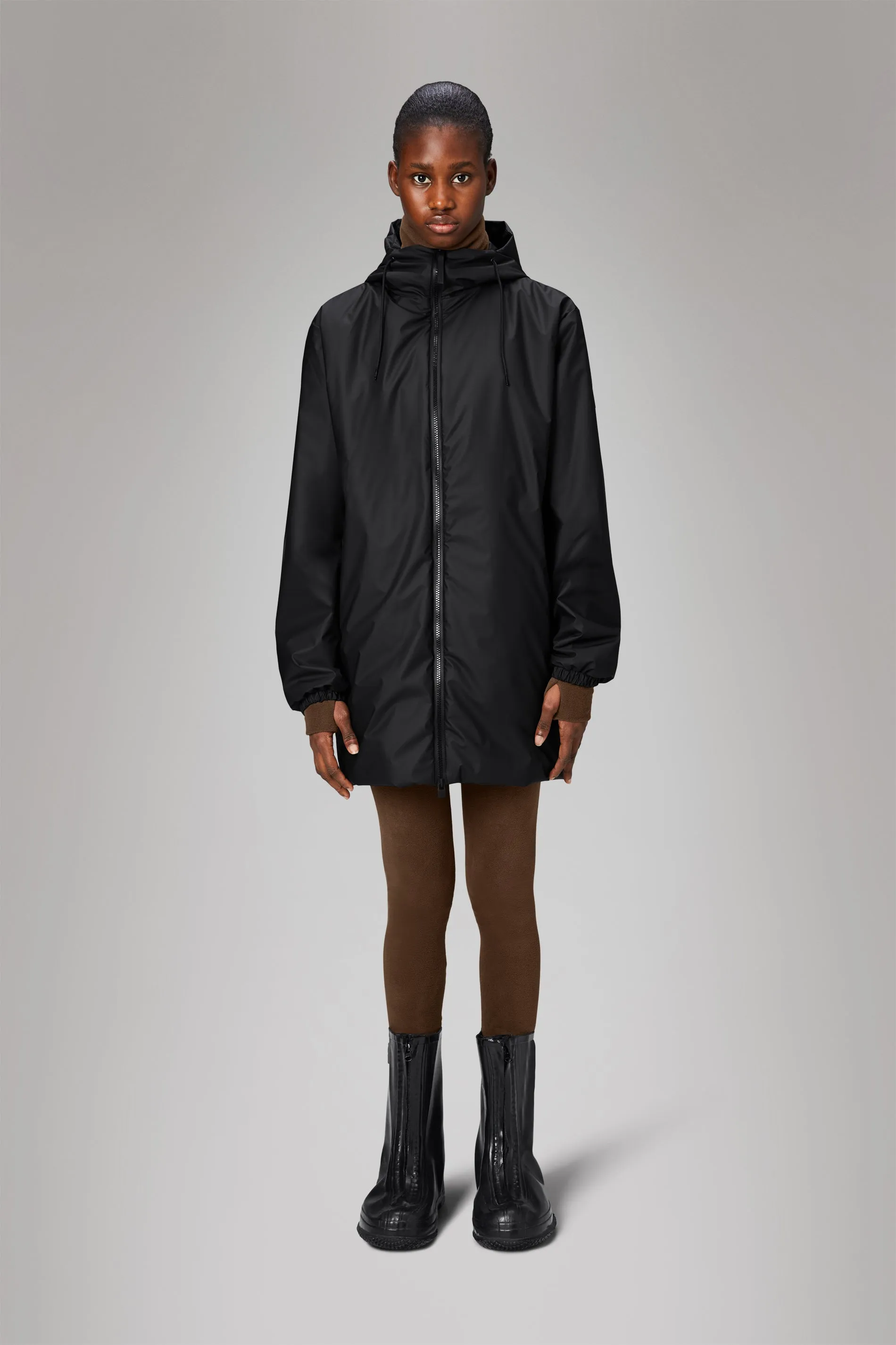 Lohja Long Insulated Jacket - Black