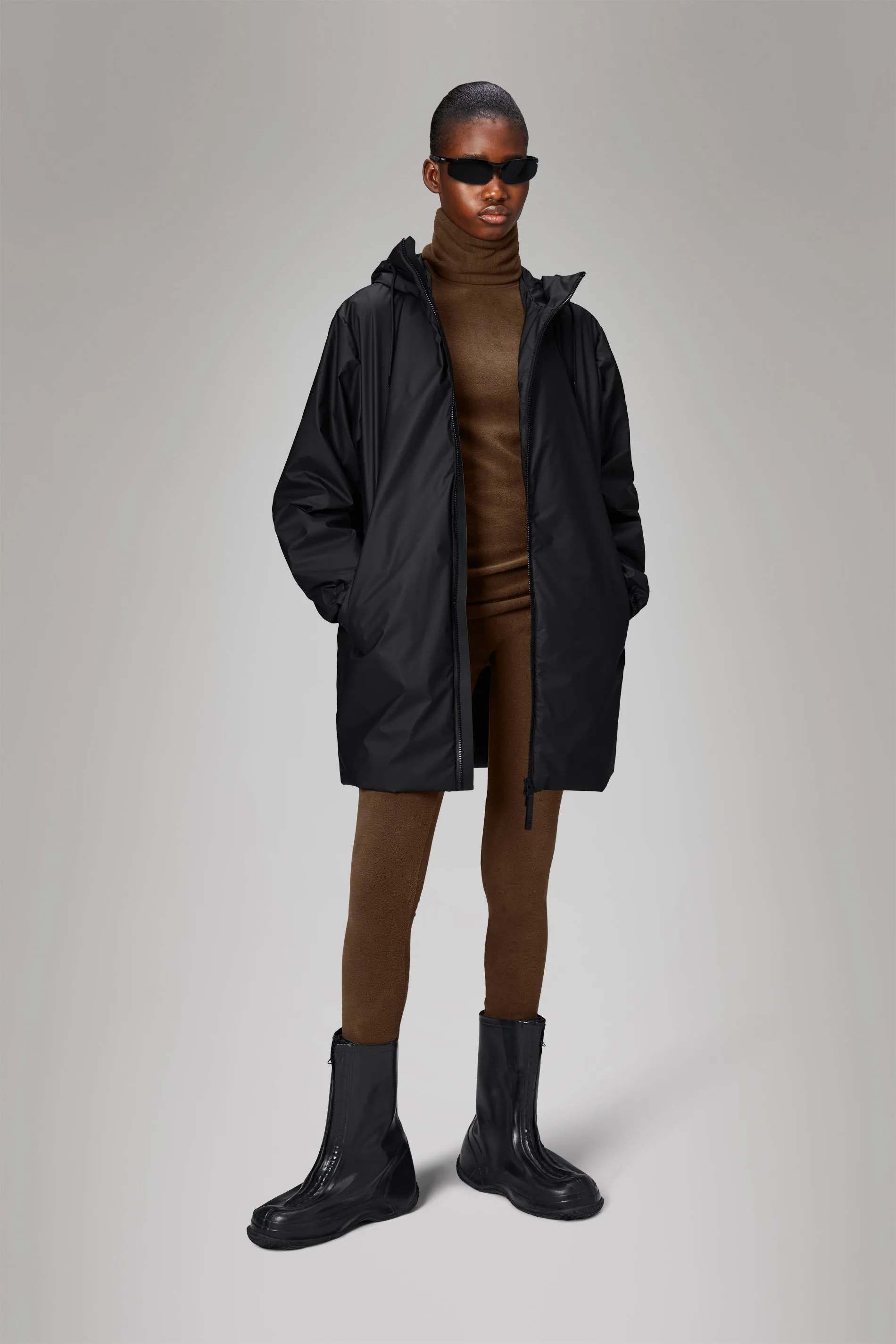 Lohja Long Insulated Jacket - Black