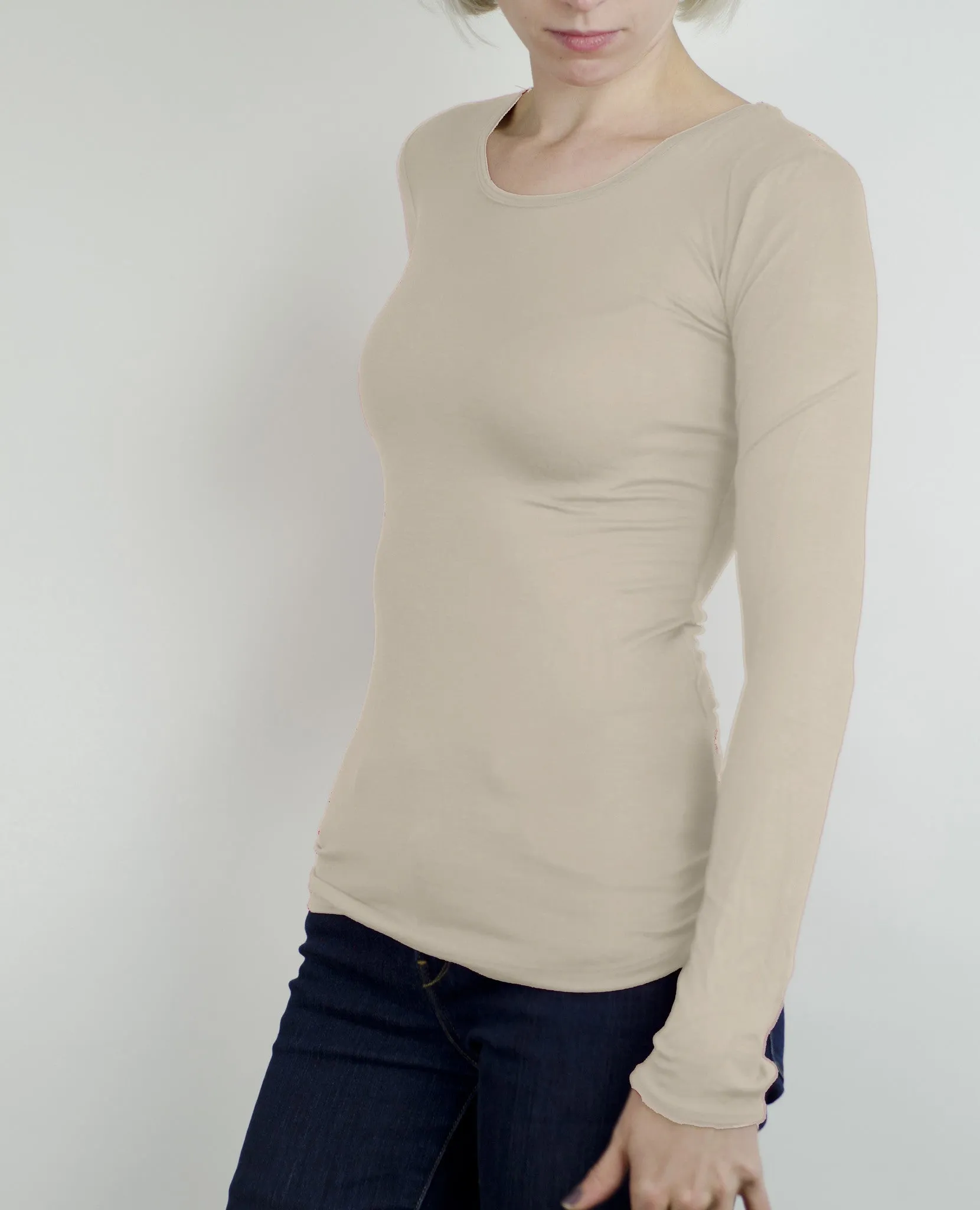 Long Sleeve- Nude