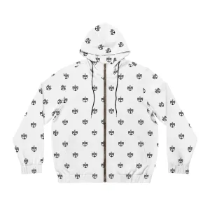 Men's Full-Zip Hoodie White