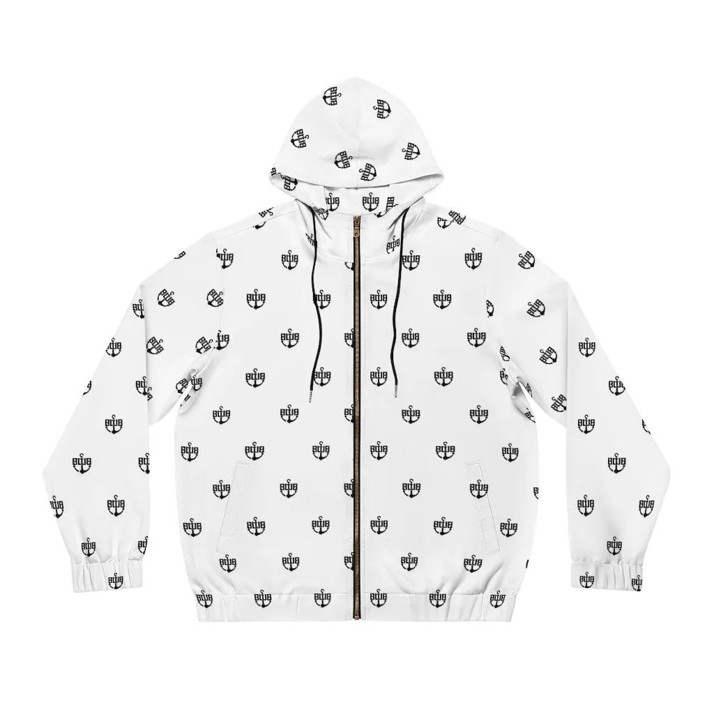 Men's Full-Zip Hoodie White