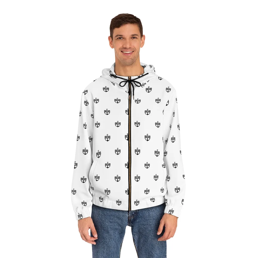 Men's Full-Zip Hoodie White